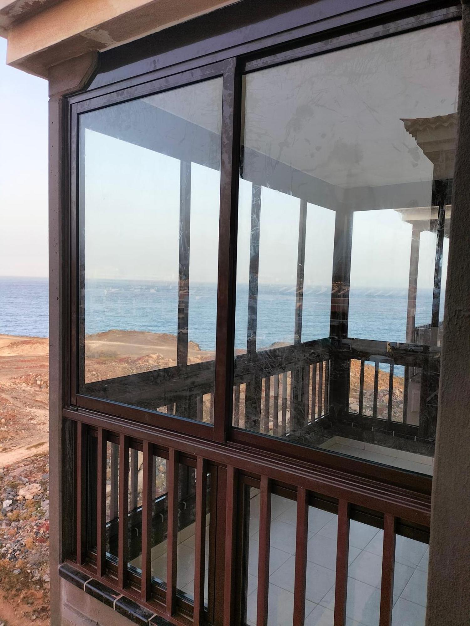 Amazing Seaview Balcon Del Mar Glass Veranda Costa Del Silencio Kültér fotó